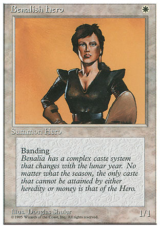 Benalish Hero (4th Edition) Damaged / Poor