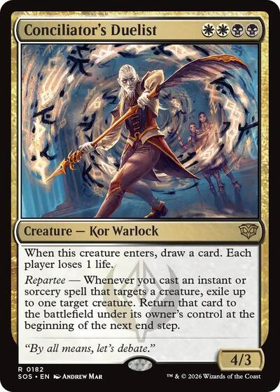 Conciliator's Duelist (Secrets of Strixhaven) Light Play Foil