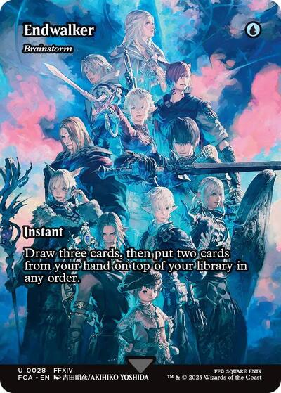 Endwalker - Brainstorm (Showcase) (Universes Beyond: FINAL FANTASY: Through the Ages) Near Mint Foil