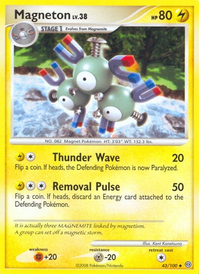 Magneton (43) (Stormfront) Light Play Reverse Holofoil