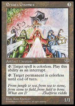 Ersatz Gnomes (Mirage) Medium Play