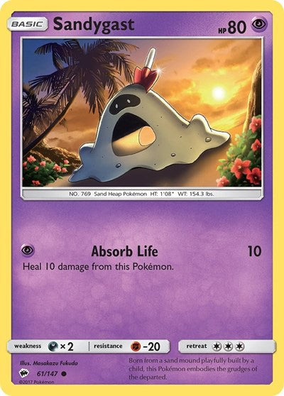 Sandygast (SM - Burning Shadows) Light Play Reverse Holofoil