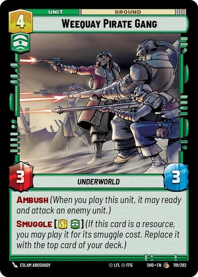 Weequay Pirate Gang (Shadows of the Galaxy) Near Mint Foil