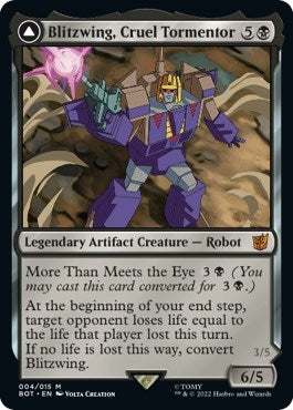 Blitzwing, Cruel Tormentor (Universes Beyond: Transformers) Medium Play