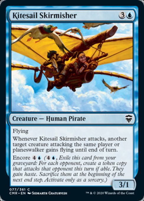 Kitesail Skirmisher (Commander Legends) Medium Play Foil