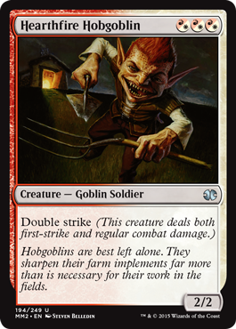 Hearthfire Hobgoblin (Modern Masters 2015) Light Play Foil