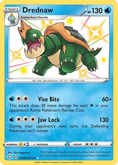 Drednaw (Shining Fates: Shiny Vault) Light Play Holofoil