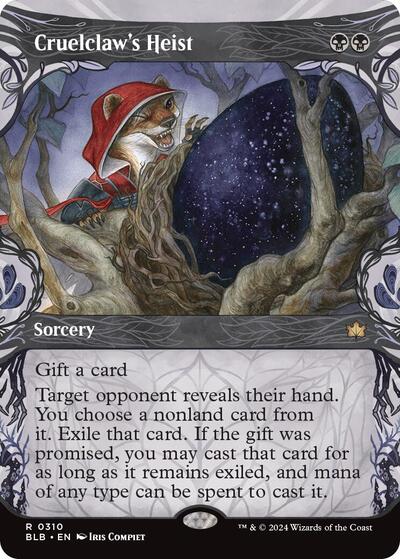 Cruelclaw's Heist (Showcase) (Bloomburrow) Light Play Foil
