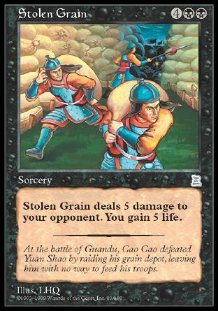 Stolen Grain (Portal Three Kingdoms) Near Mint