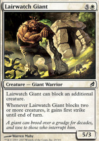 Lairwatch Giant (Lorwyn) Near Mint Foil