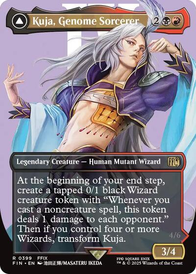 Kuja, Genome Sorcerer (Borderless) (Universes Beyond: FINAL FANTASY) Medium Play