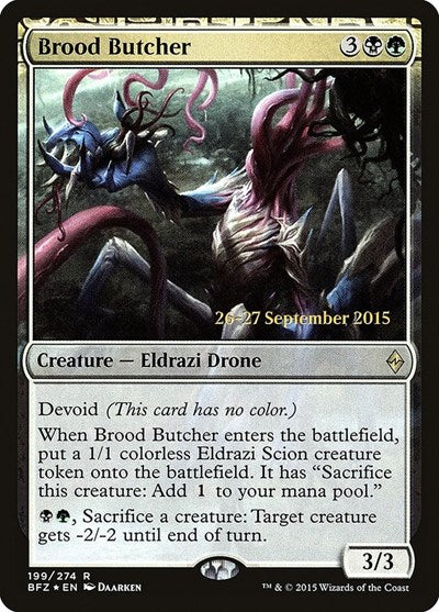 Brood Butcher (Promos: Prerelease Cards) Light Play Foil