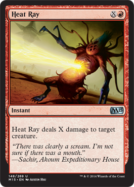 Heat Ray (Magic 2015 Core Set) Light Play Foil