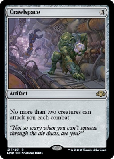 Crawlspace (Dominaria Remastered) Medium Play Foil