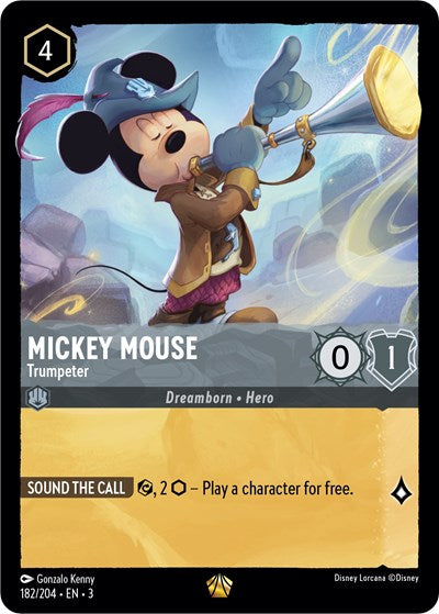 Mickey Mouse -Trumpeter (Into the Inklands) Near Mint