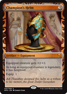 Champion's Helm (Kaladesh Inventions) Medium Play Foil