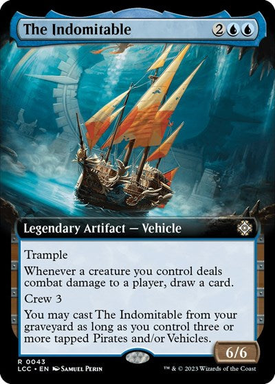 The Indomitable (Extended Art) (Commander: The Lost Caverns of Ixalan) Near Mint