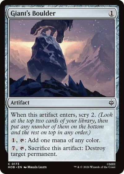 Giant s Boulder|96|0|0.00