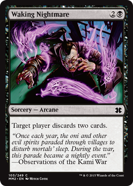 Waking Nightmare (Modern Masters 2015) Light Play Foil