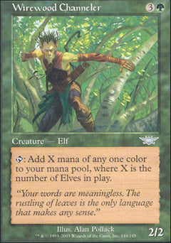 Wirewood Channeler (Legions) Damaged / Poor Foil