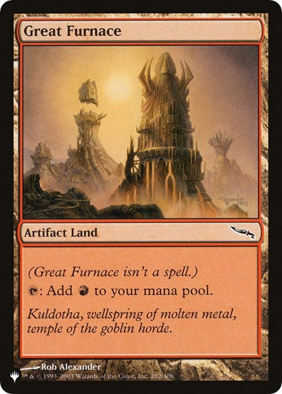 Great Furnace (MRD) (The List) Near Mint Foil