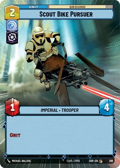 Scout Bike Pursuer (Hyperspace) (Spark of Rebellion) Near Mint Foil