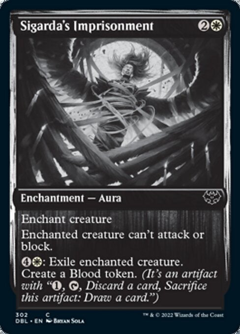 Sigarda's Imprisonment (Innistrad: Double Feature) Light Play Foil