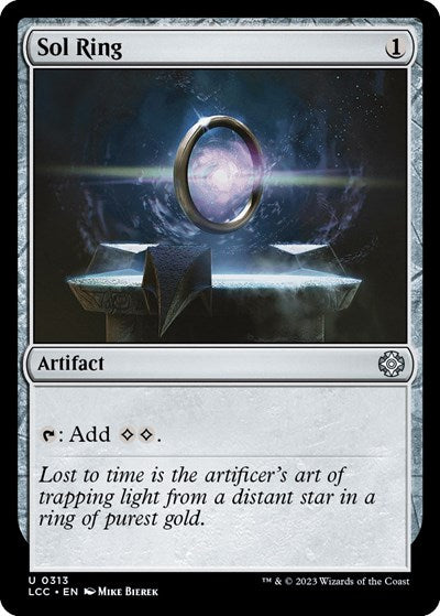Sol Ring (Commander: The Lost Caverns of Ixalan) Damaged / Poor