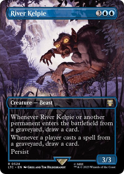 River Kelpie (Borderless) (Commander: The Lord of the Rings: Tales of Middle-earth) Near Mint Foil