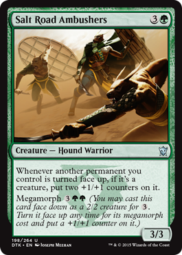 Salt Road Ambushers (Dragons of Tarkir) Light Play
