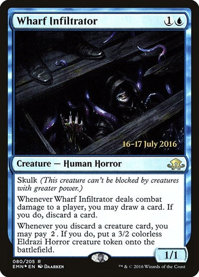 Wharf Infiltrator (Promos: Prerelease Cards) Light Play Foil