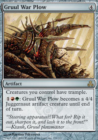 Gruul War Plow (Guildpact) Light Play Foil