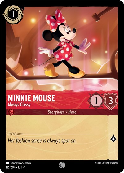 Minnie Mouse - Always Classy (The First Chapter) Near Mint Cold Foil