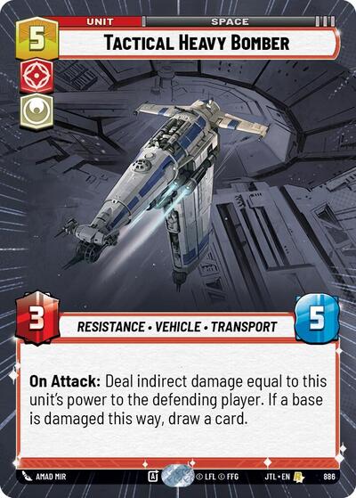 Tactical Heavy Bomber (Hyperspace Foil) (Jump to Lightspeed) Near Mint Foil