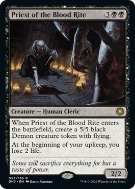 Priest of the Blood Rite (Magic Game Night: Free-For-All) Near Mint