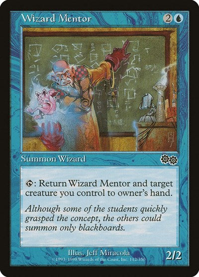 Wizard Mentor (Urza's Saga) Light Play