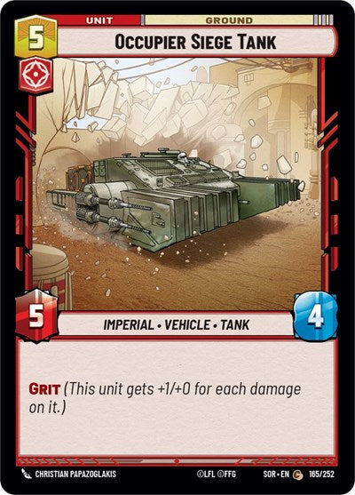 Occupier Siege Tank (Spark of Rebellion) Near Mint
