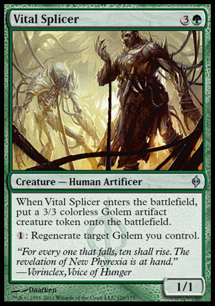 Vital Splicer (New Phyrexia) Medium Play Foil