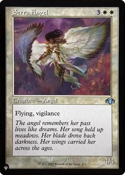 Serra Angel (Retro Frame) (The List) Light Play