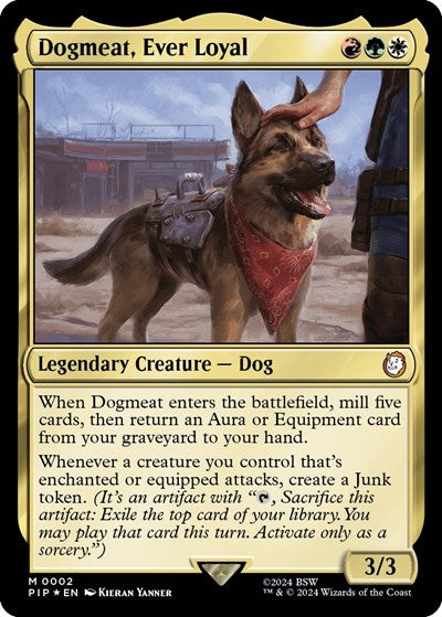 Dogmeat, Ever Loyal (Universes Beyond: Fallout) Light Play Foil