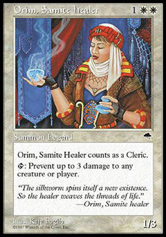 Orim, Samite Healer (Tempest) Heavy Play