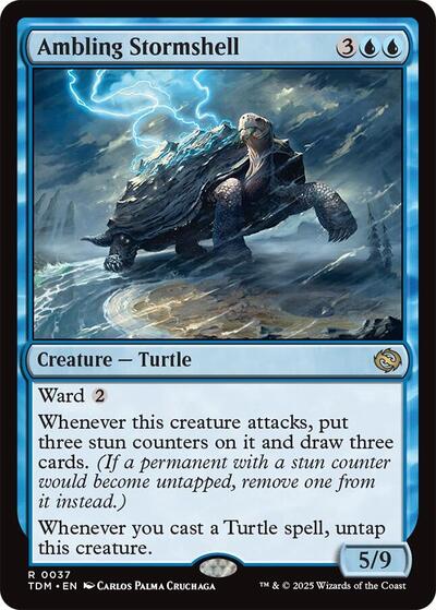 Ambling Stormshell (Tarkir: Dragonstorm) Near Mint Foil