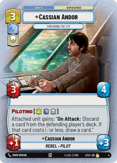 Cassian Andor Threading the Eye (Jump to Lightspeed - Weekly Play Promos) Near Mint