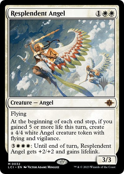 Resplendent Angel (Promo Pack: The Lost Caverns of Ixalan) Near Mint Foil