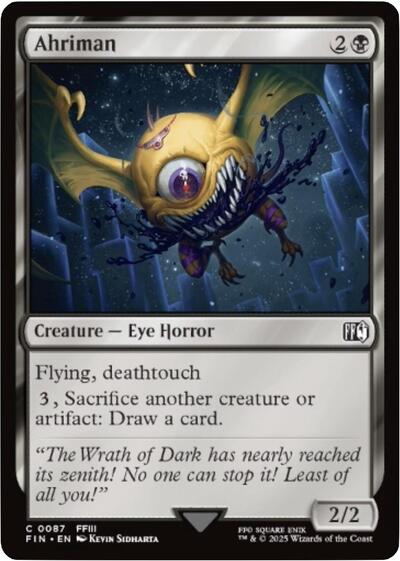 Ahriman (Universes Beyond: FINAL FANTASY) Light Play Foil