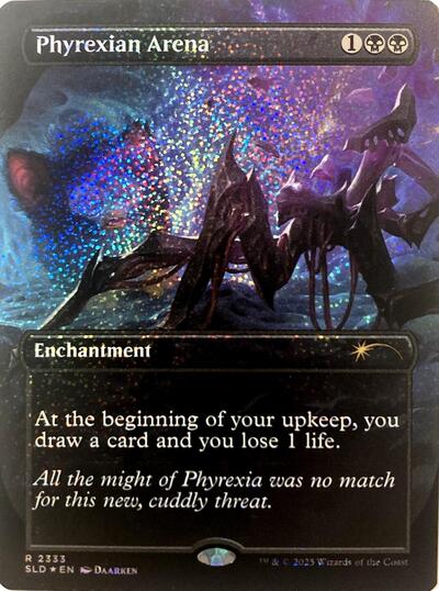 Phyrexian Arena (Confetti Foil) (Secret Lair) Light Play Foil