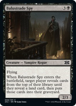 Balustrade Spy (Double Masters 2022) Light Play Foil