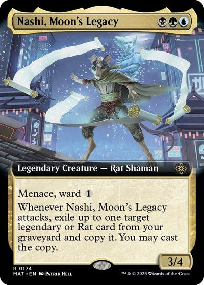Nashi, Moon's Legacy (Extended Art) (March of the Machine: The Aftermath) Near Mint
