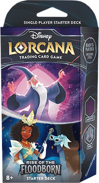 Lorcana: Rise of the Floodborn Starter Deck (Amethyst and Steel)