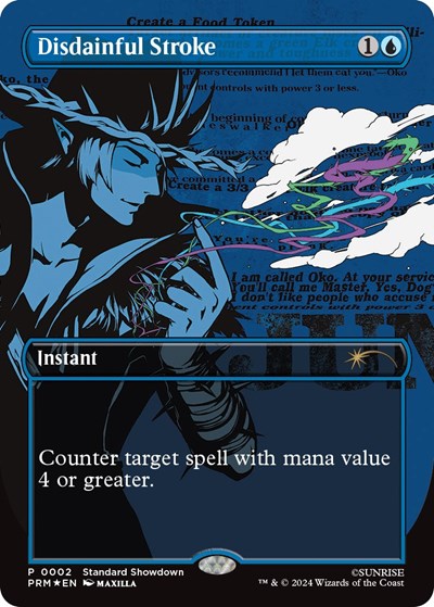 Disdainful Stroke (Standard Showdown Promos) Near Mint Foil